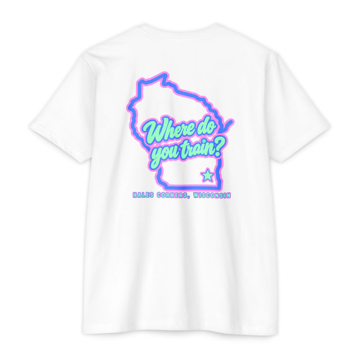 Sweat with Purpose T-Shirt — Motifath Fitness Tee (Make Change, Wisconsin)