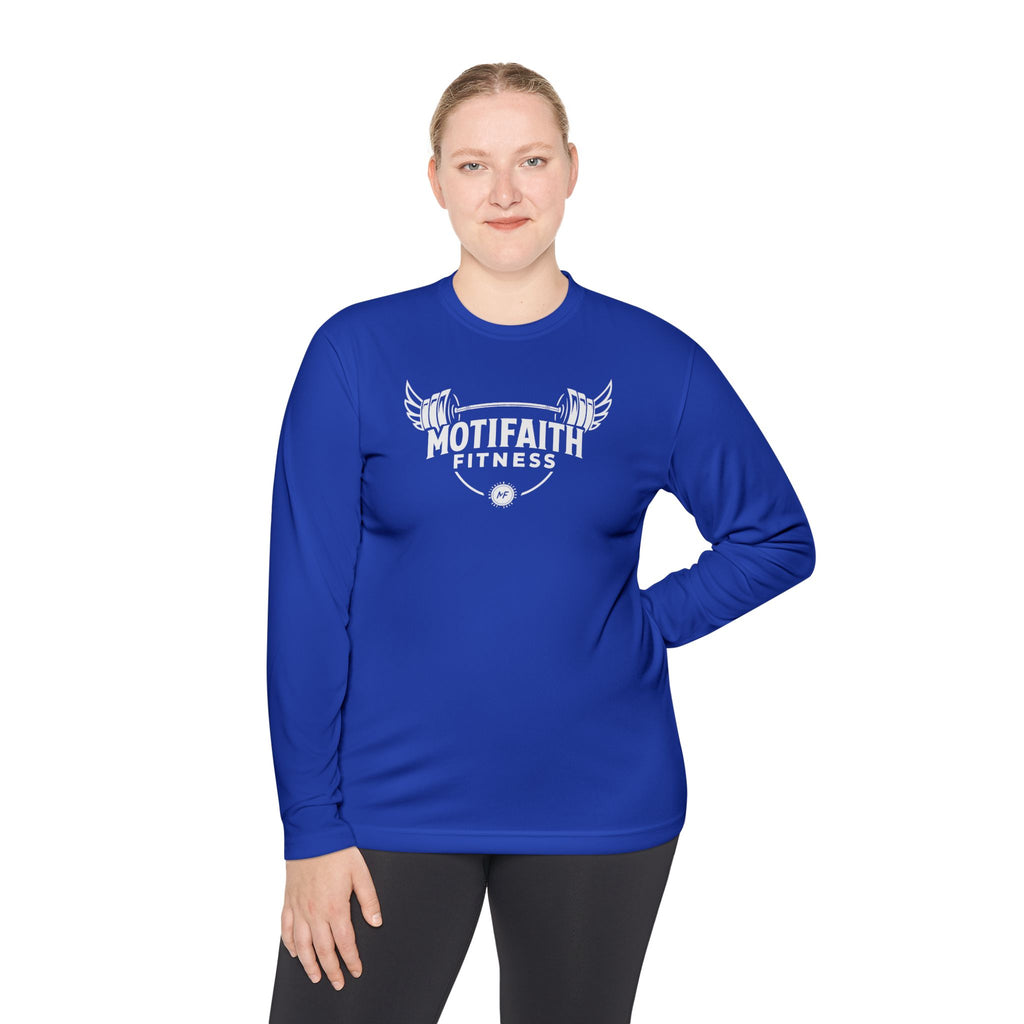 MotifFaith Fitness Unisex Long Sleeve Tee - Perfect for Active Lifestyles