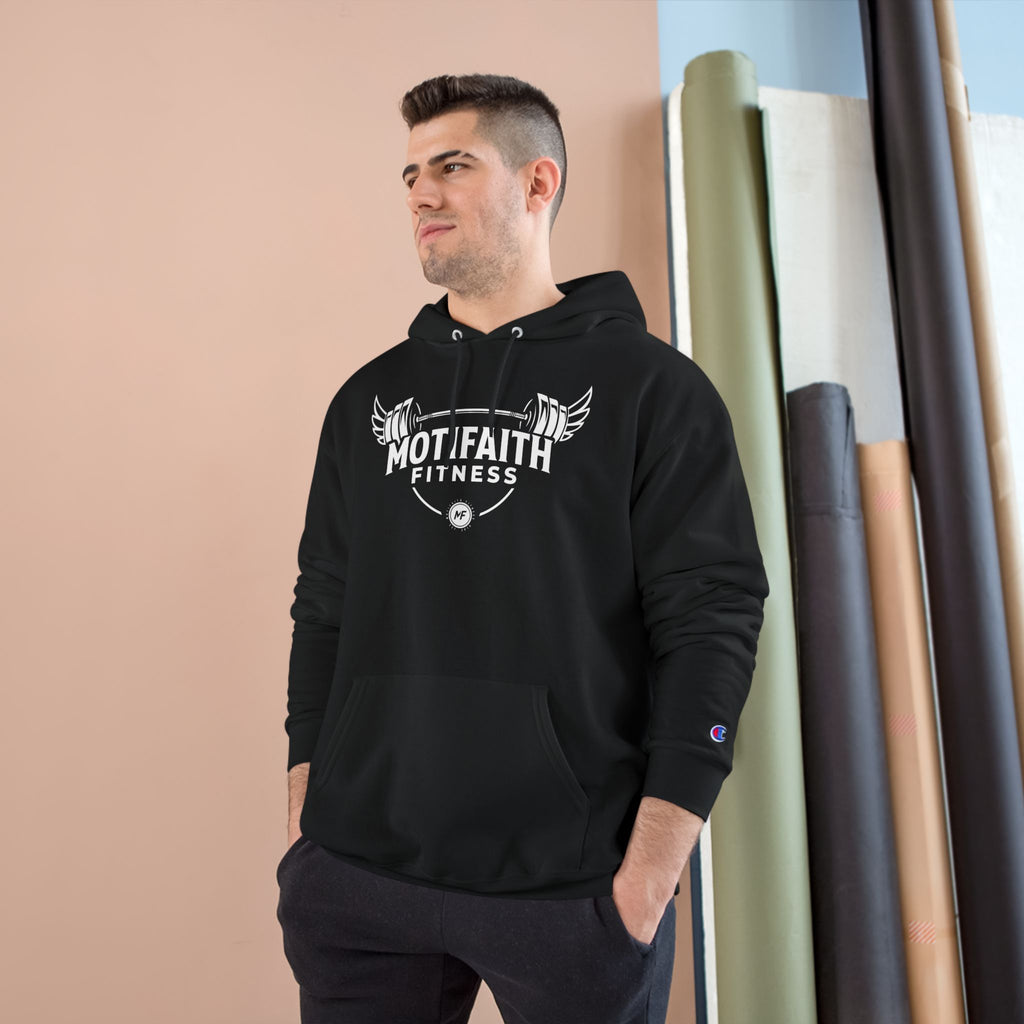 Motifaith Fitness Champion Hoodie – Motivational Workout Sweatshirt