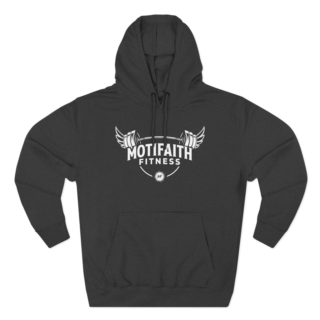 Motifaith Fitness Three-Panel Fleece Hoodie