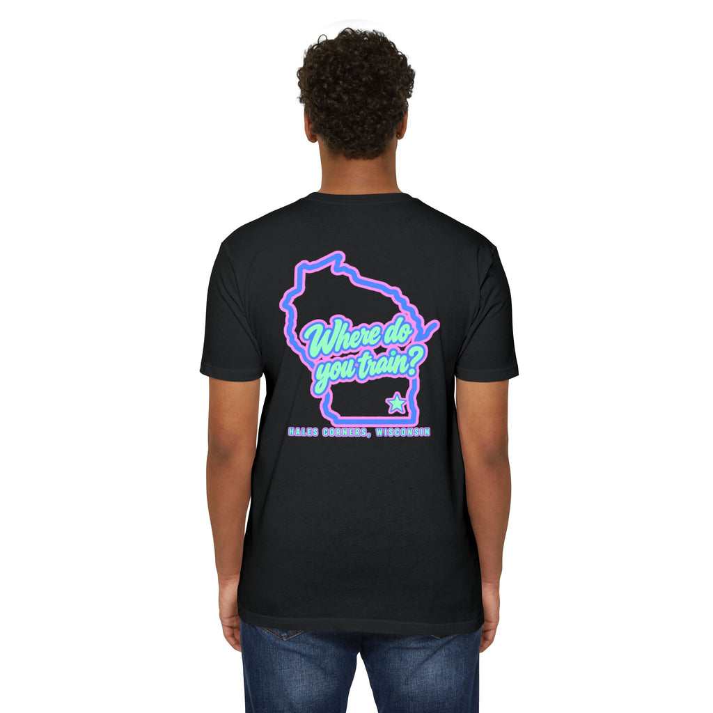 Sweat with Purpose T-Shirt — Motifath Fitness Tee (Make Change, Wisconsin)