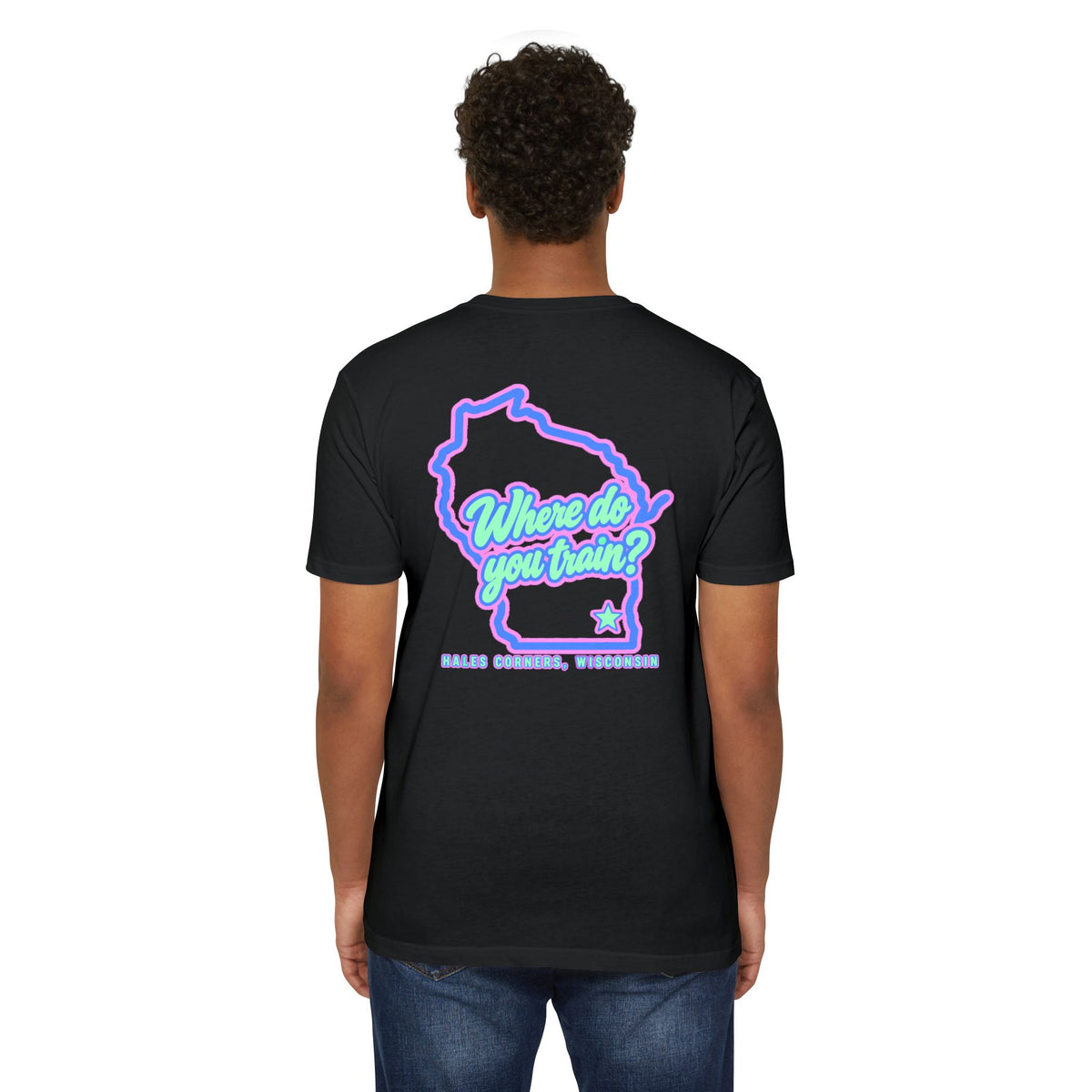 Sweat with Purpose T-Shirt — Motifath Fitness Tee (Make Change, Wisconsin)