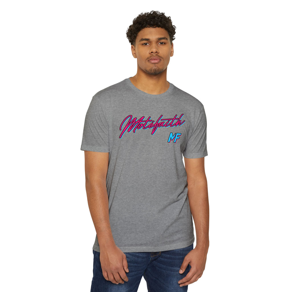 Unisex Triblend "Miami Nights" Motifaith Tee