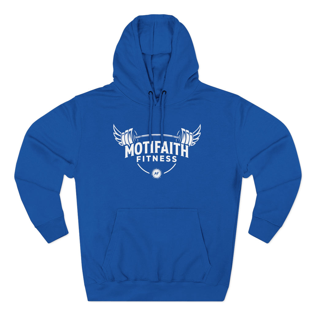 Motifaith Fitness Three-Panel Fleece Hoodie