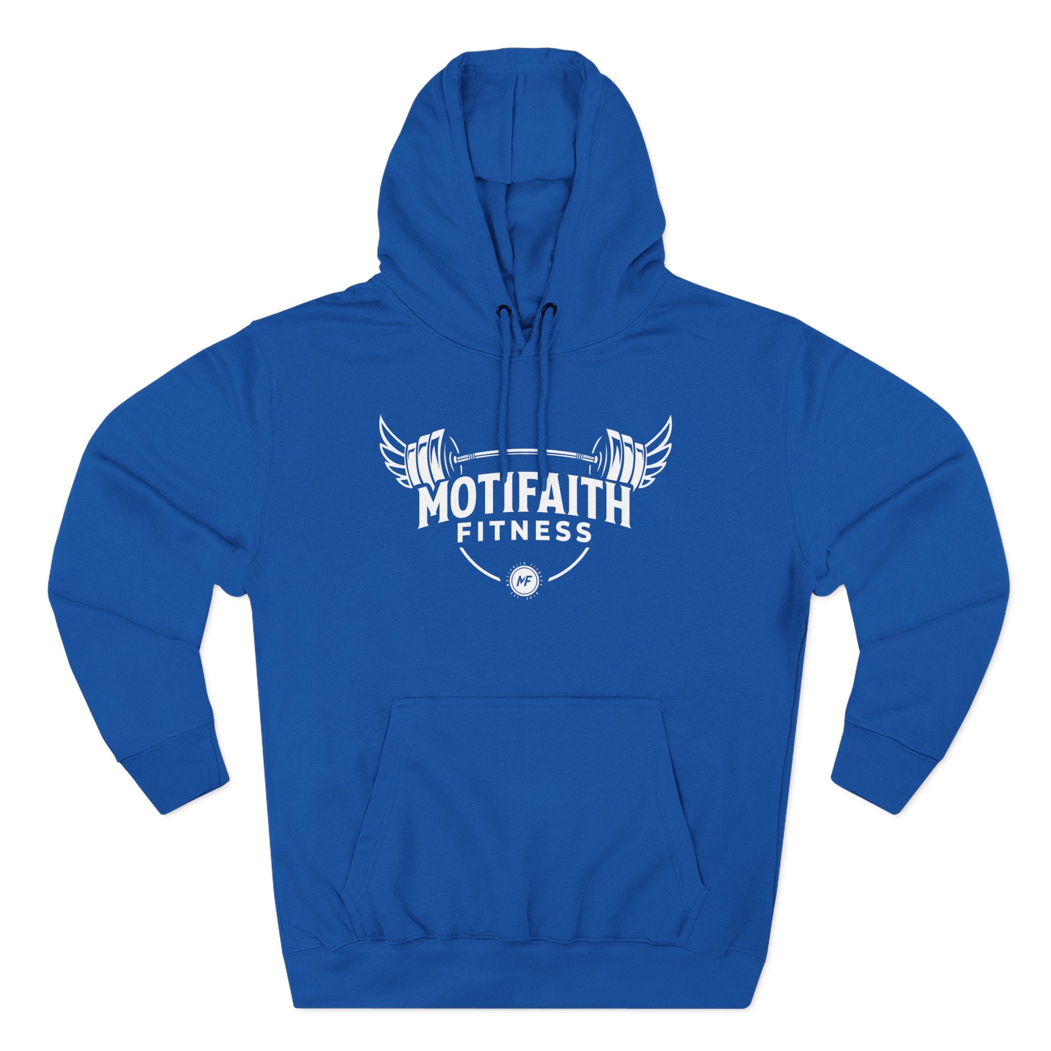 Motifaith Fitness Three-Panel Fleece Hoodie