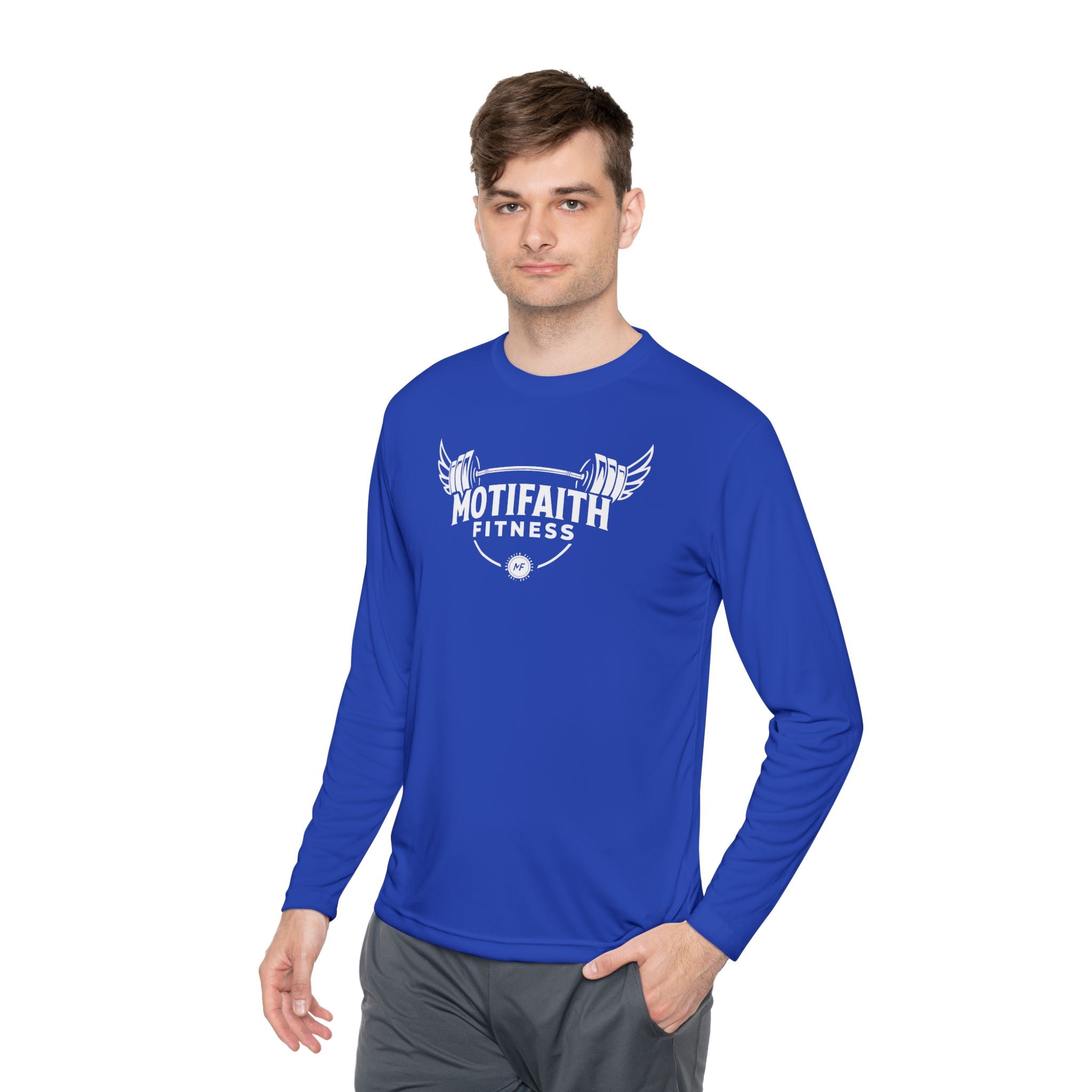 MotifFaith Fitness Unisex Long Sleeve Tee - Perfect for Active Lifestyles