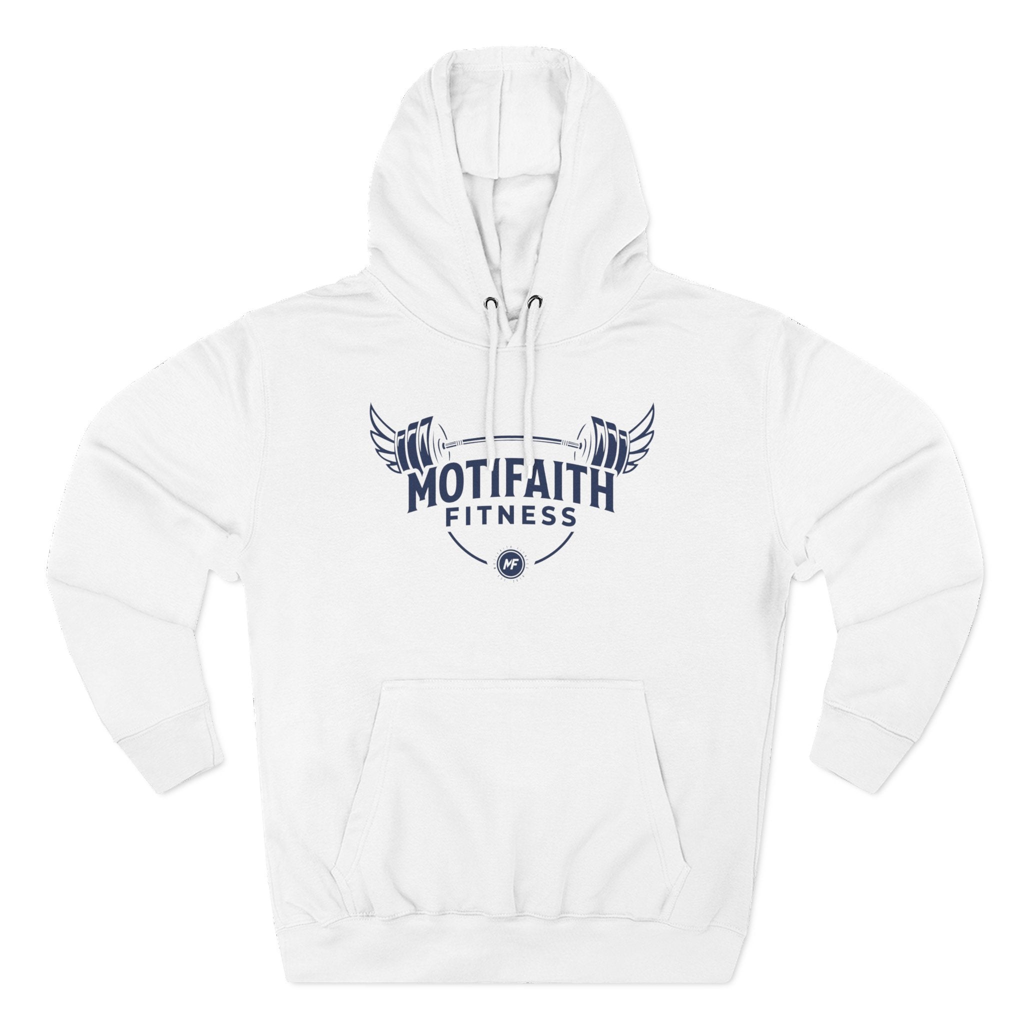 Motifaith Fitness Three-Panel Fleece Hoodie