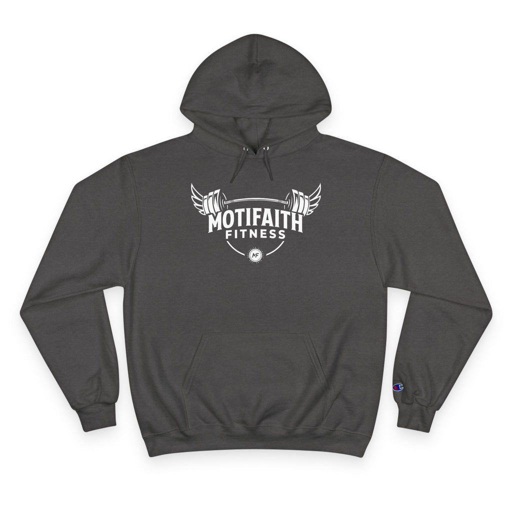 Motifaith Fitness Champion Hoodie – Motivational Workout Sweatshirt