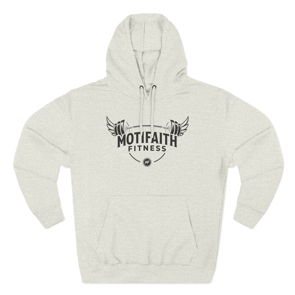Motifaith Fitness Three-Panel Fleece Hoodie
