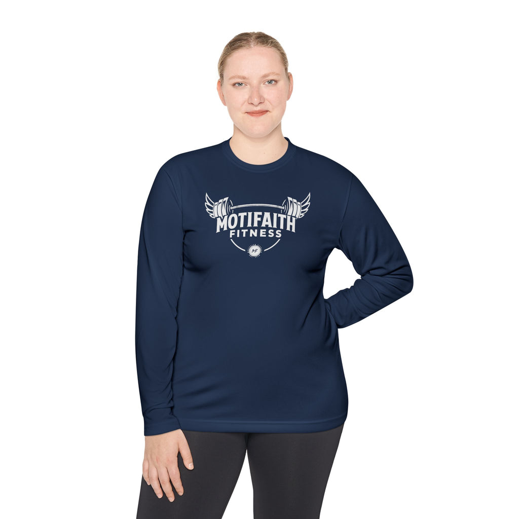 MotifFaith Fitness Unisex Long Sleeve Tee - Perfect for Active Lifestyles