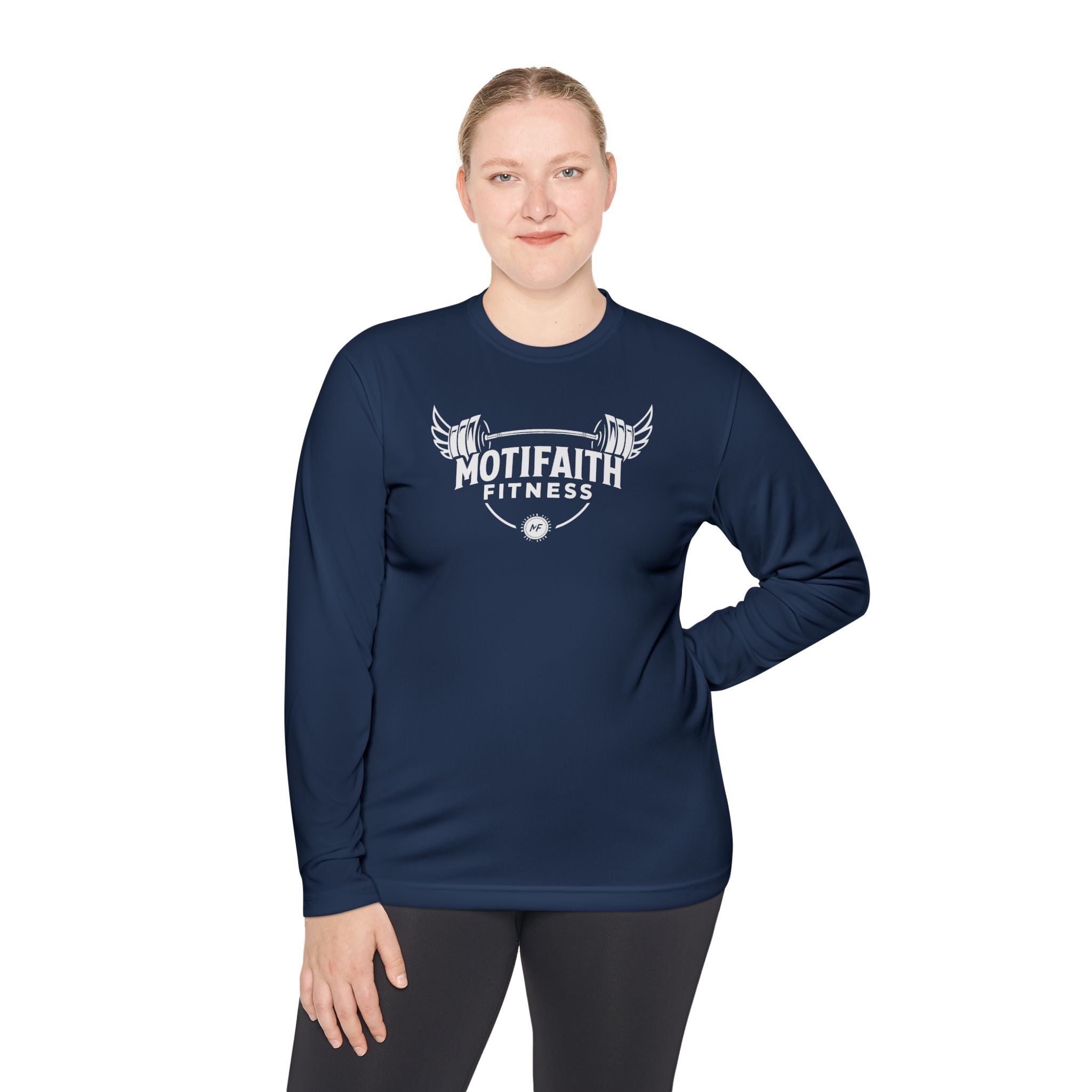 MotifFaith Fitness Unisex Long Sleeve Tee - Perfect for Active Lifestyles