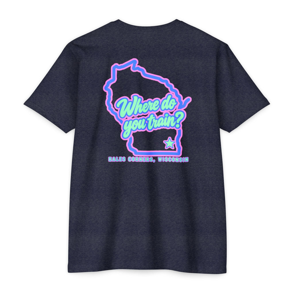 Sweat with Purpose T-Shirt — Motifath Fitness Tee (Make Change, Wisconsin)