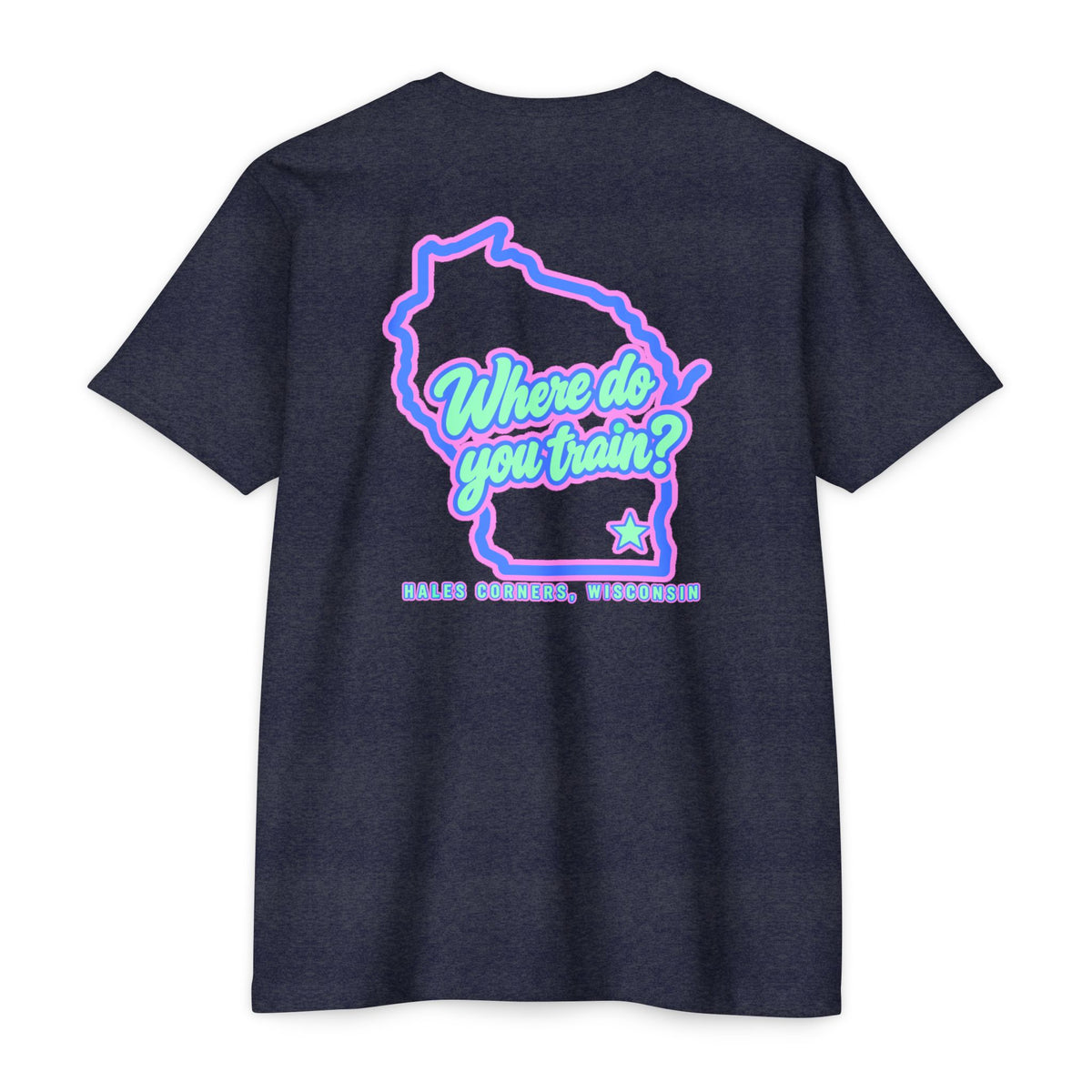 Sweat with Purpose T-Shirt — Motifath Fitness Tee (Make Change, Wisconsin)