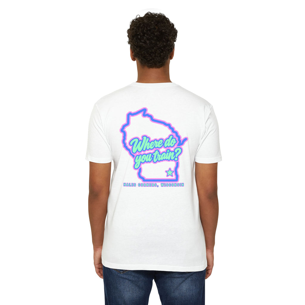 Sweat with Purpose T-Shirt — Motifath Fitness Tee (Make Change, Wisconsin)