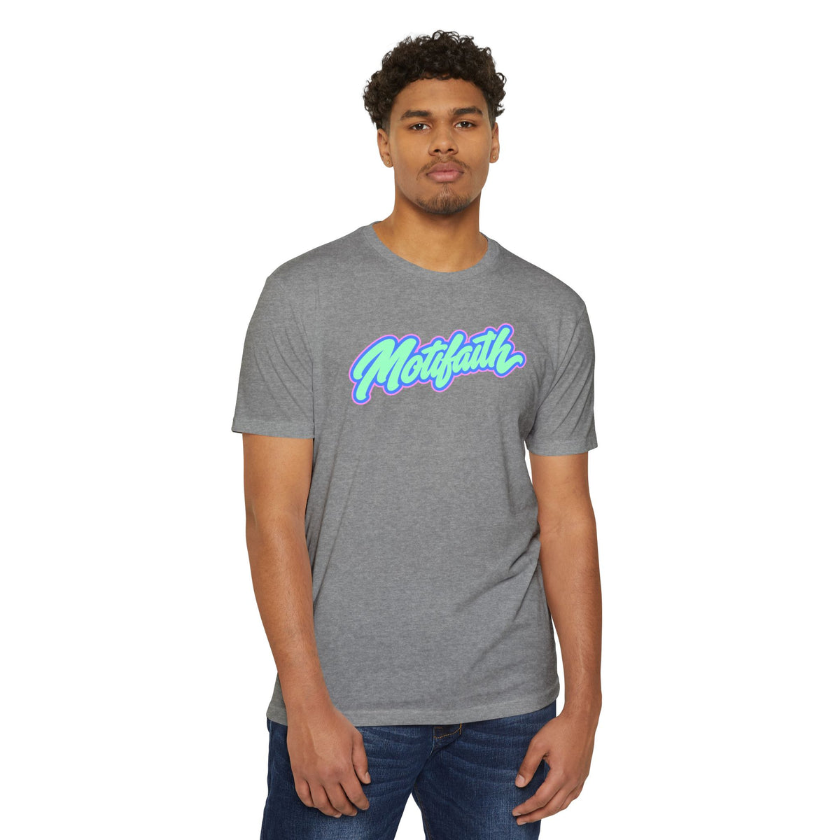 Sweat with Purpose T-Shirt — Motifath Fitness Tee (Make Change, Wisconsin)