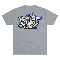 Unisex Motifaith Graffiti Back Tri-Blend Tee