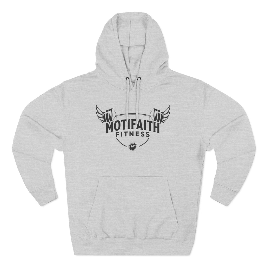Motifaith Fitness Three-Panel Fleece Hoodie