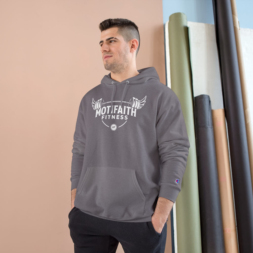 Motifaith Fitness Champion Hoodie – Motivational Workout Sweatshirt