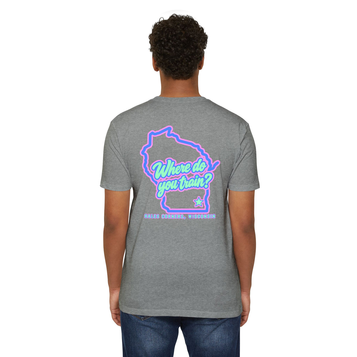 Sweat with Purpose T-Shirt — Motifath Fitness Tee (Make Change, Wisconsin)