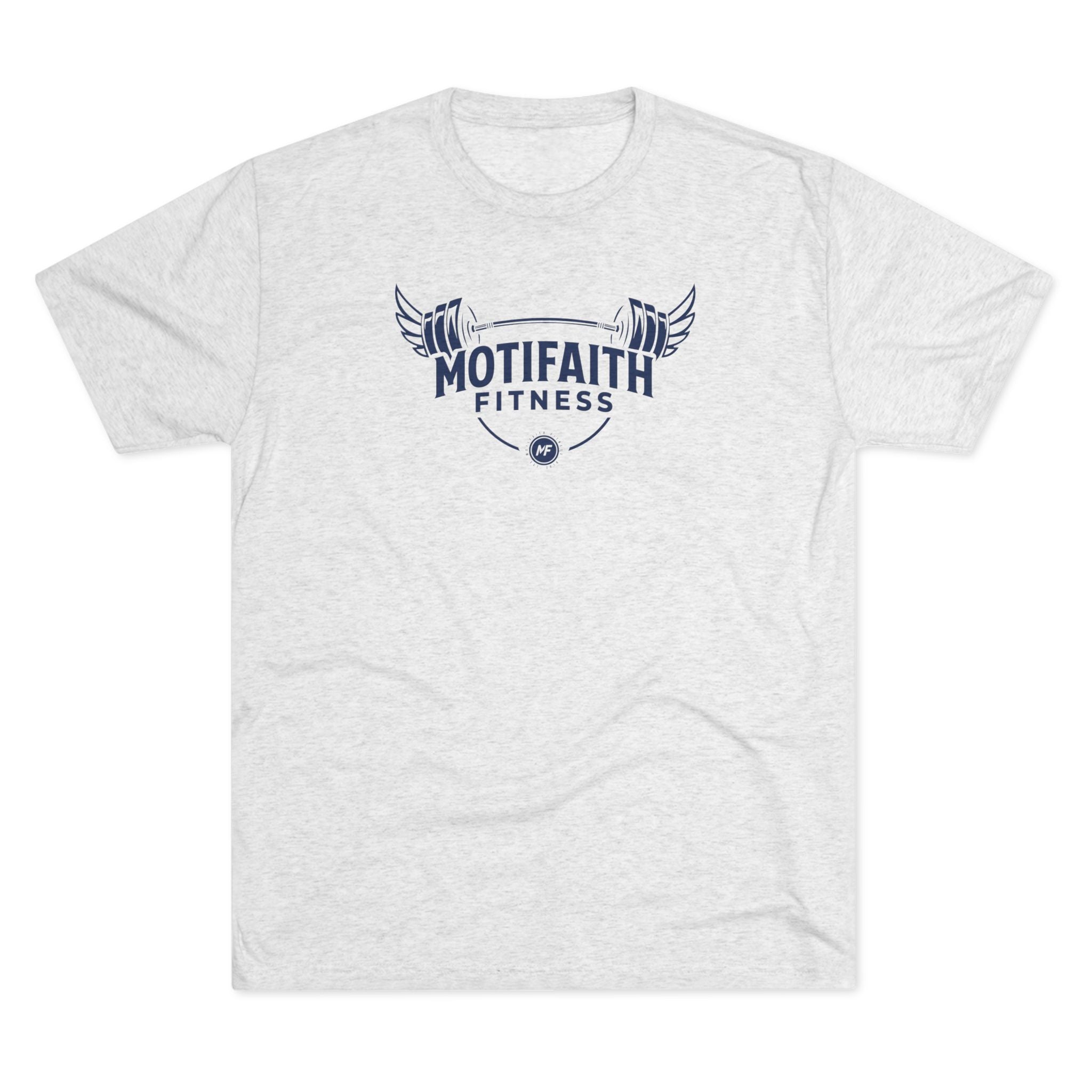 Motifaith Fitness T-Shirt — Barbell Wings Gym Tee