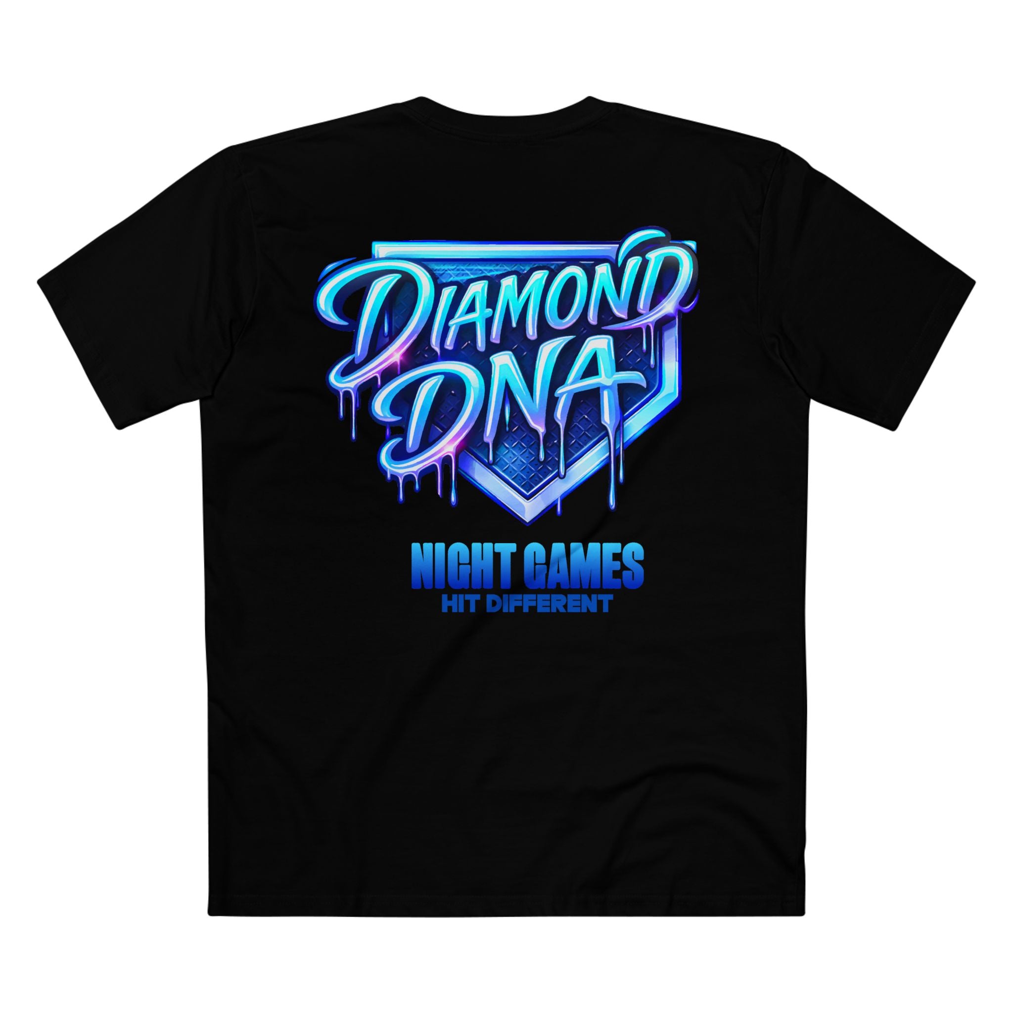 Diamond DNA Tee — Night Games Graphic T‑Shirt