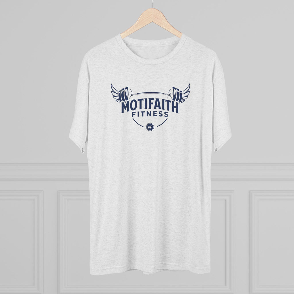 Motifaith Fitness T-Shirt — Barbell Wings Gym Tee