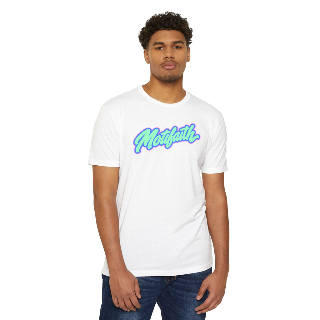 Sweat with Purpose T-Shirt — Motifath Fitness Tee (Make Change, Wisconsin)