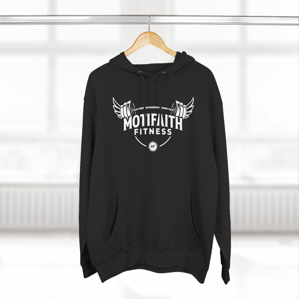 Motifaith Fitness Three-Panel Fleece Hoodie