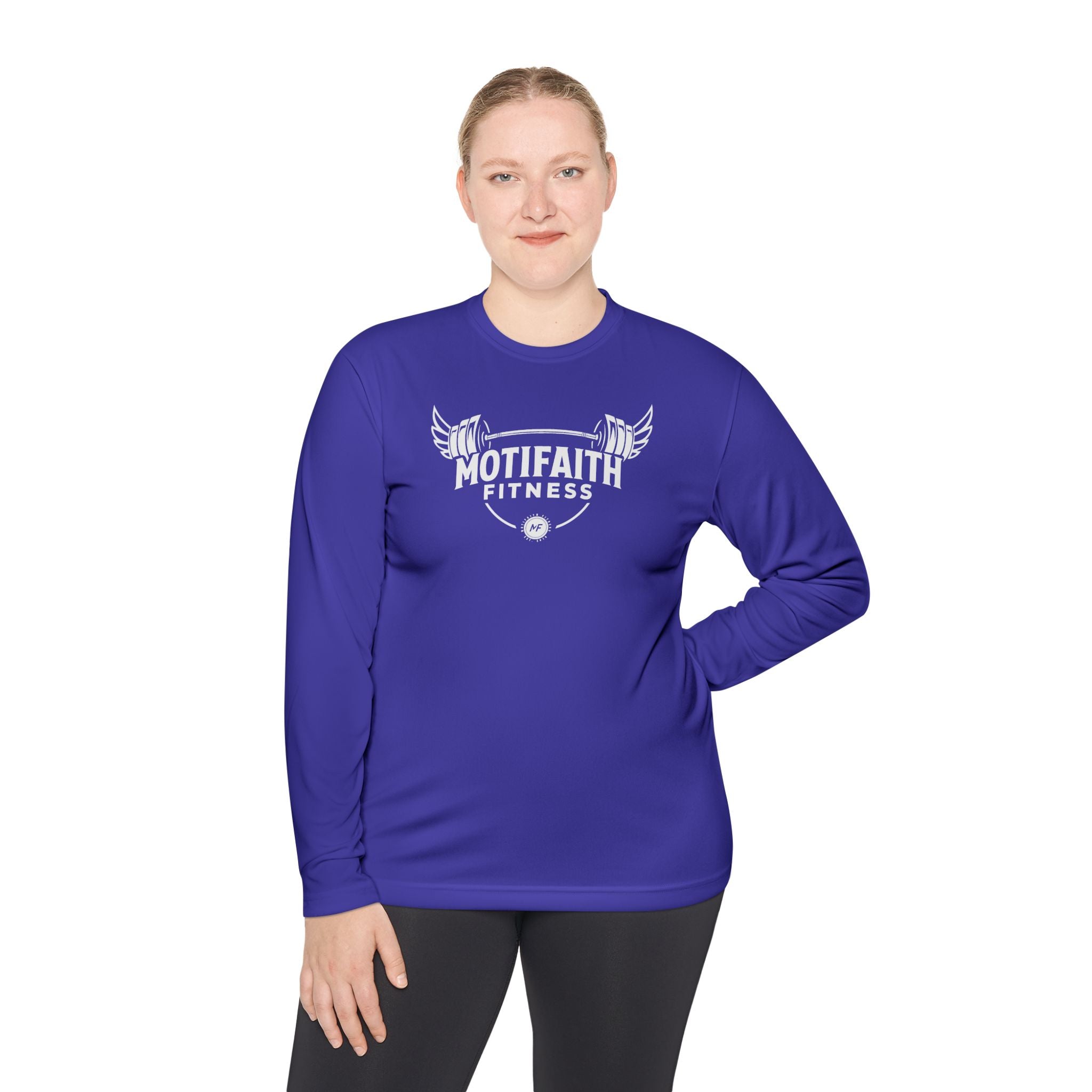 MotifFaith Fitness Unisex Long Sleeve Tee - Perfect for Active Lifestyles