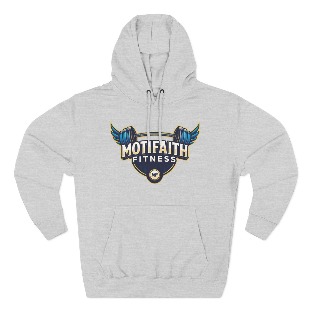 Motifaith Fitness Three-Panel Fleece Hoodie
