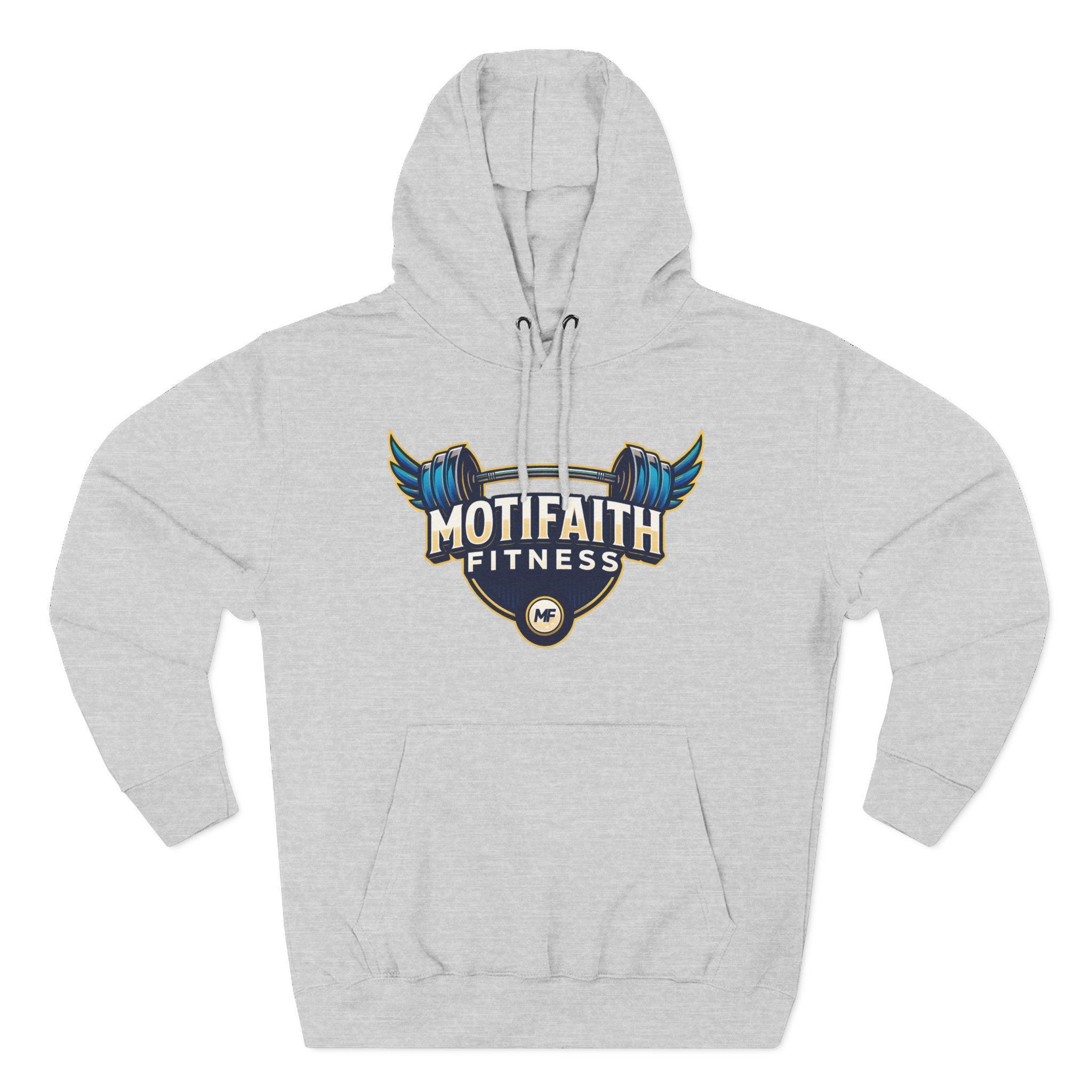 Motifaith Fitness Three-Panel Fleece Hoodie