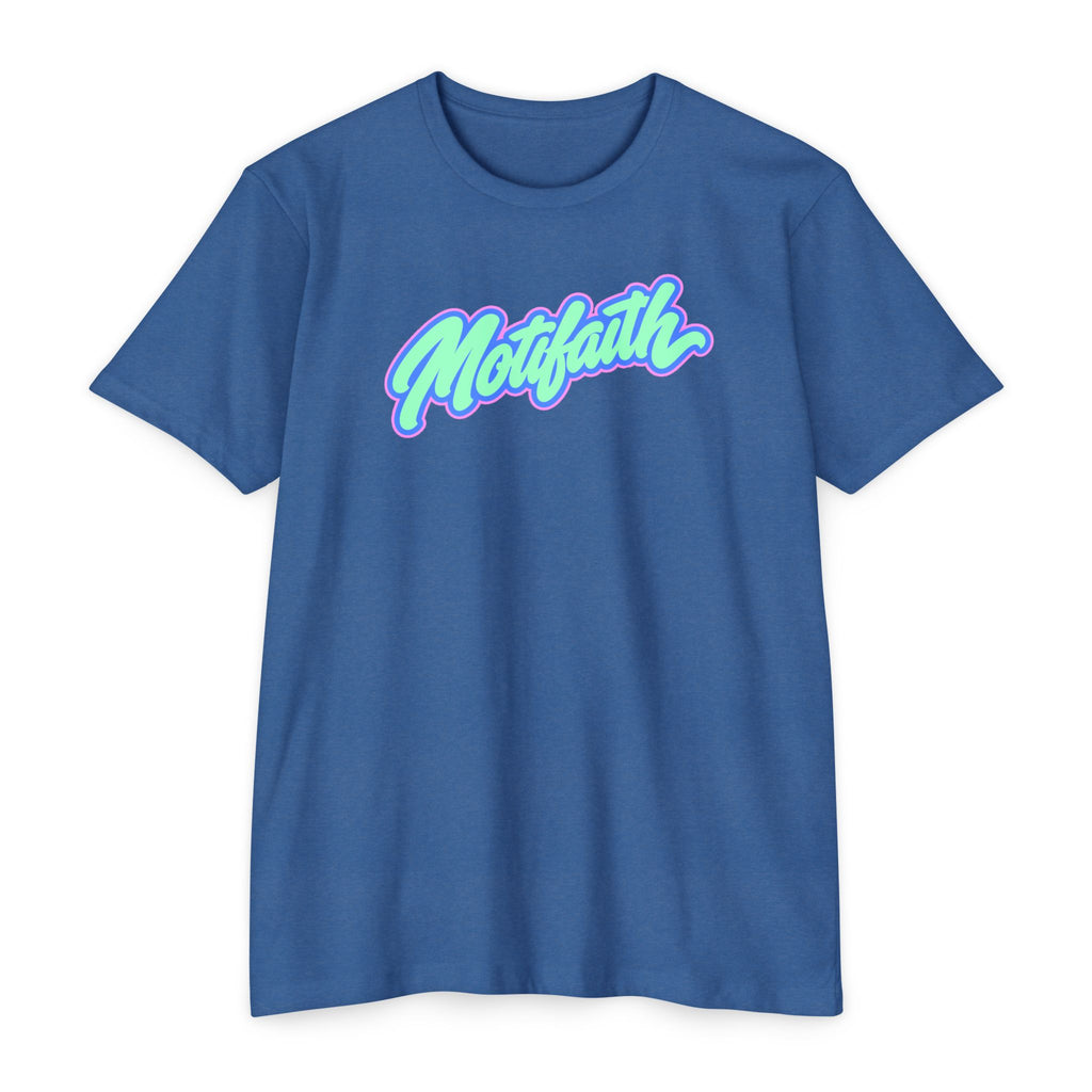Sweat with Purpose T-Shirt — Motifath Fitness Tee (Make Change, Wisconsin)
