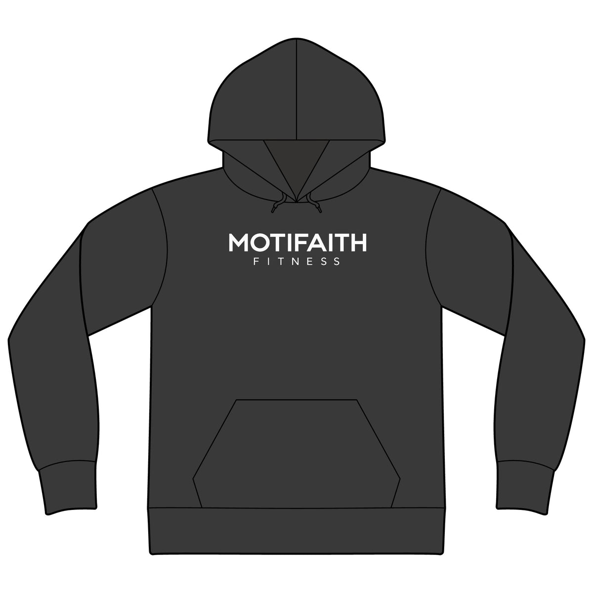 Motifaith Fitness Hoodie — Lightweight Malibu Pullover