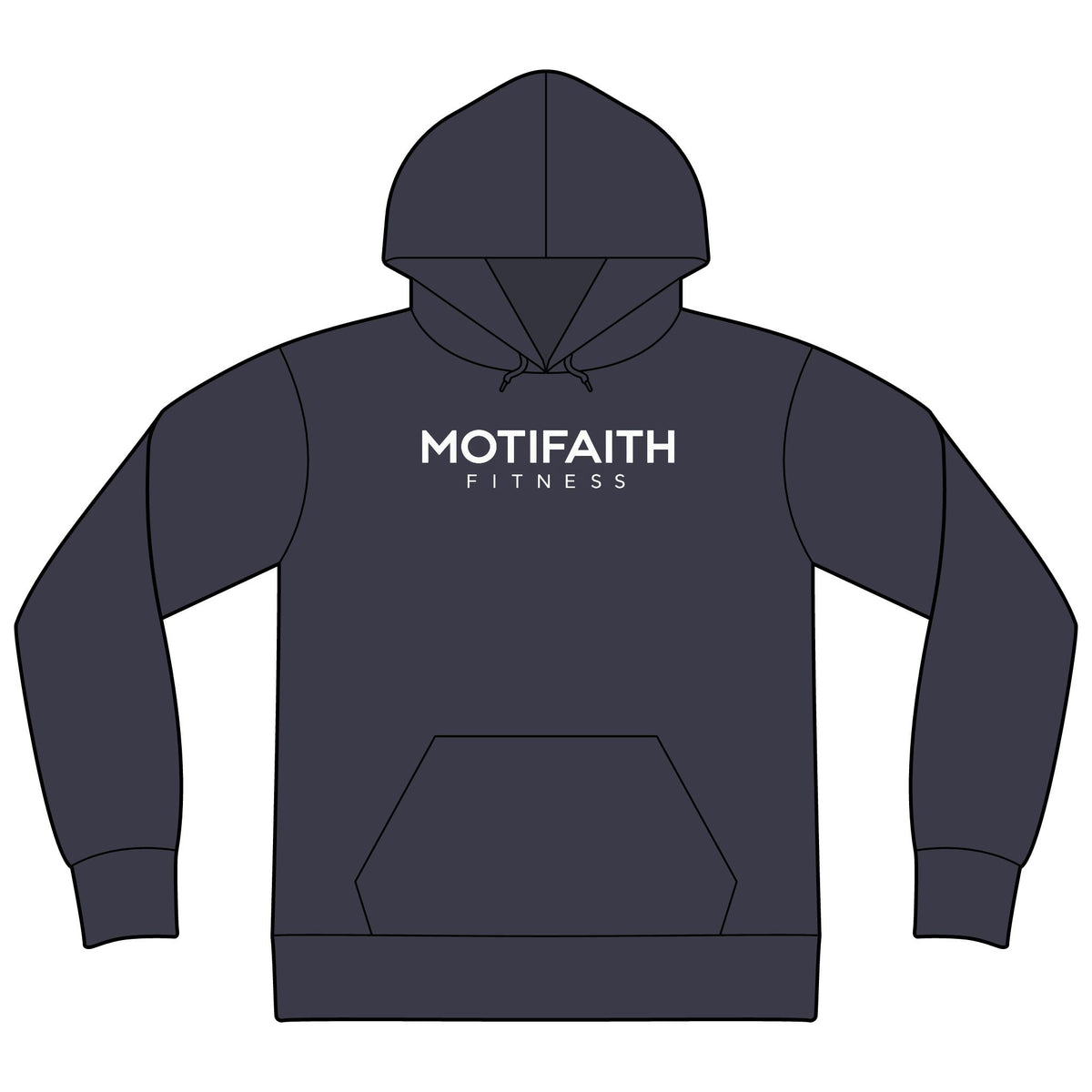 Motifaith Fitness Hoodie — Lightweight Malibu Pullover