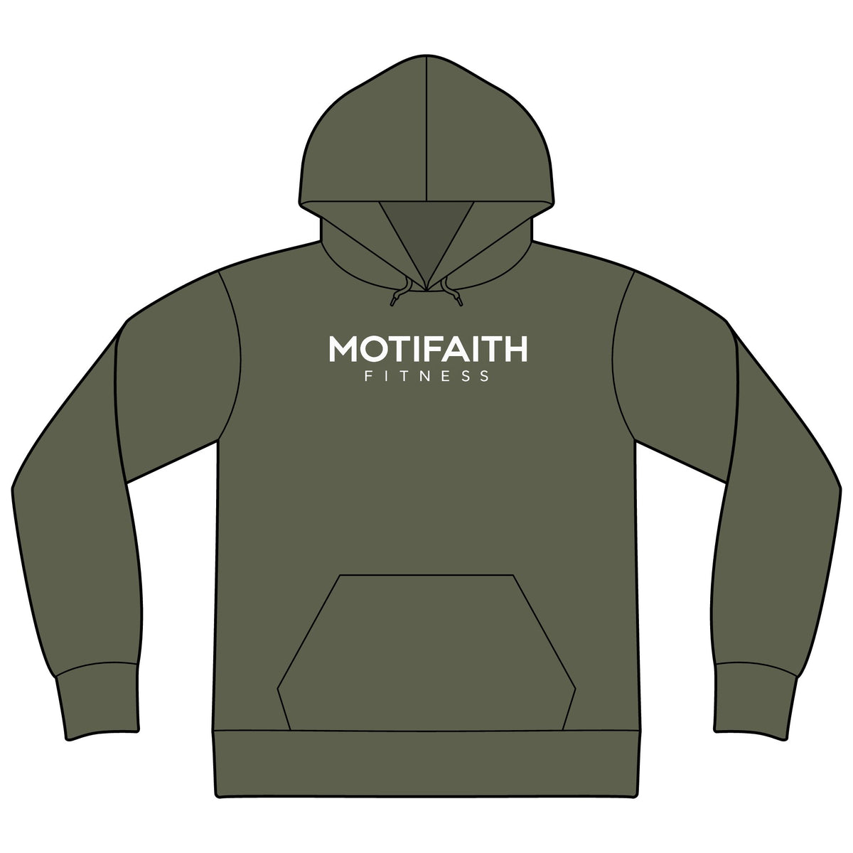 Motifaith Fitness Hoodie — Lightweight Malibu Pullover