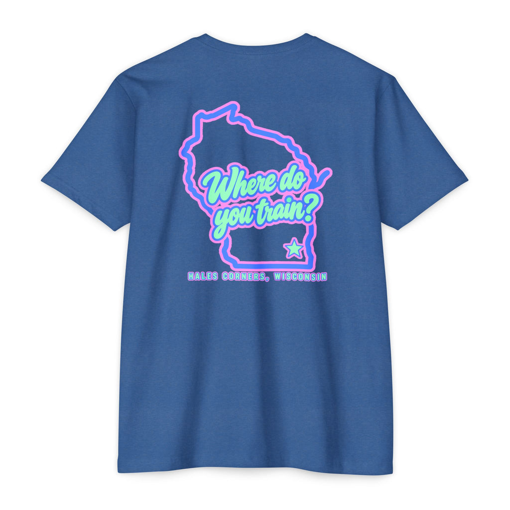 Sweat with Purpose T-Shirt — Motifath Fitness Tee (Make Change, Wisconsin)