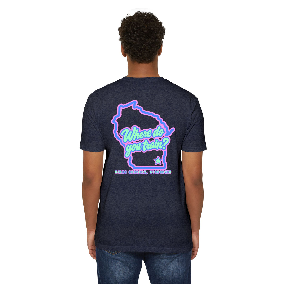 Sweat with Purpose T-Shirt — Motifath Fitness Tee (Make Change, Wisconsin)