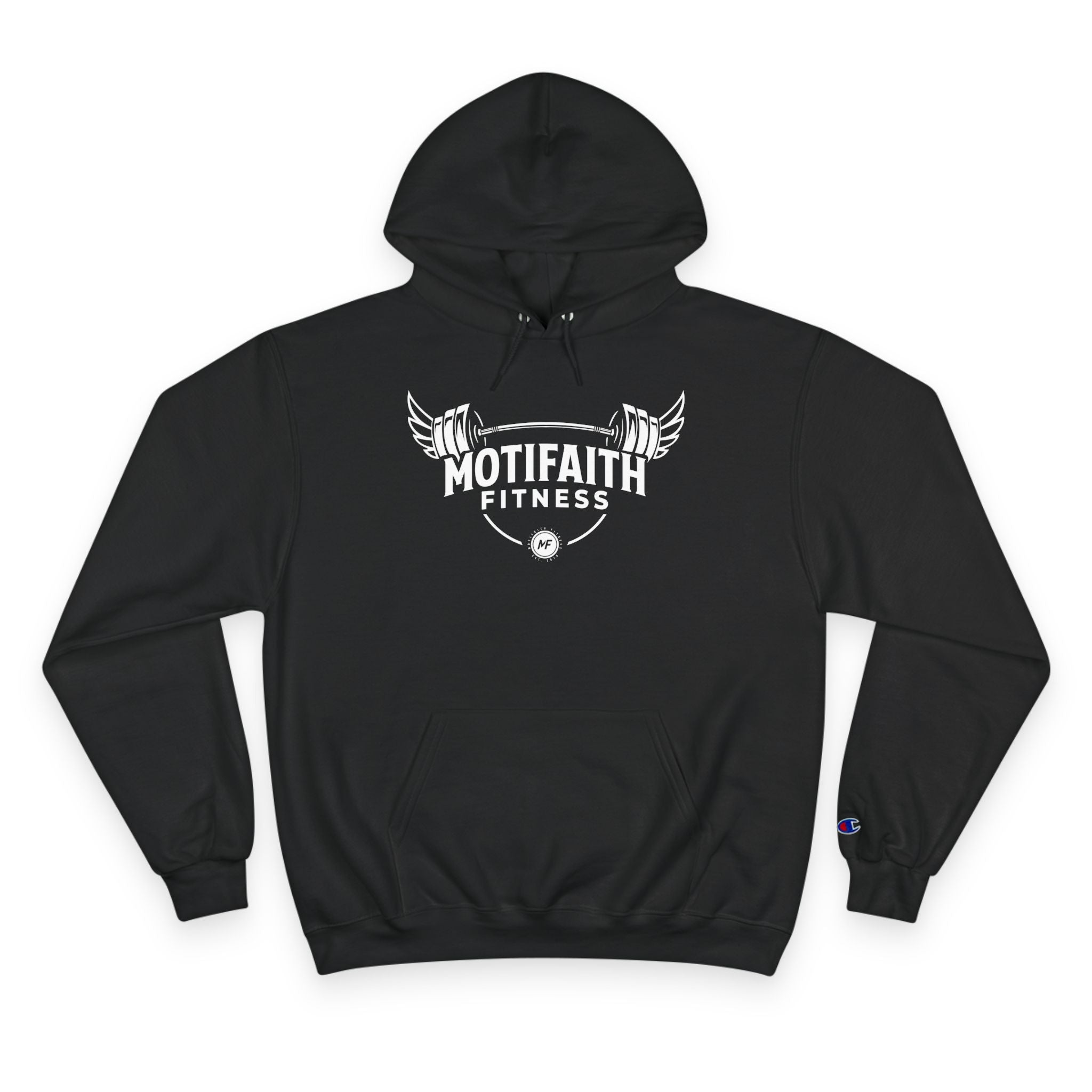 Motifaith Fitness Champion Hoodie – Motivational Workout Sweatshirt