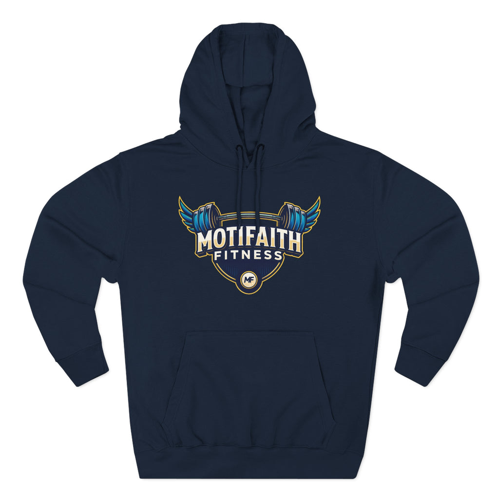 Motifaith Fitness Three-Panel Fleece Hoodie