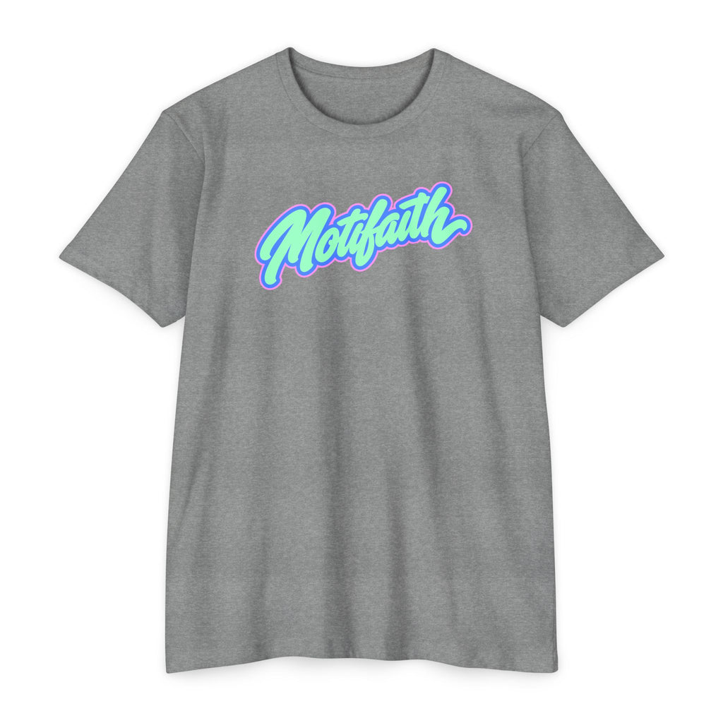 Sweat with Purpose T-Shirt — Motifath Fitness Tee (Make Change, Wisconsin)