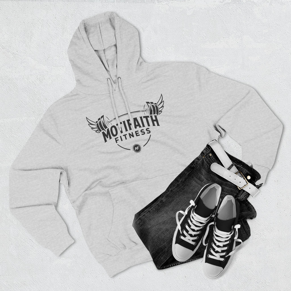 Motifaith Fitness Three-Panel Fleece Hoodie