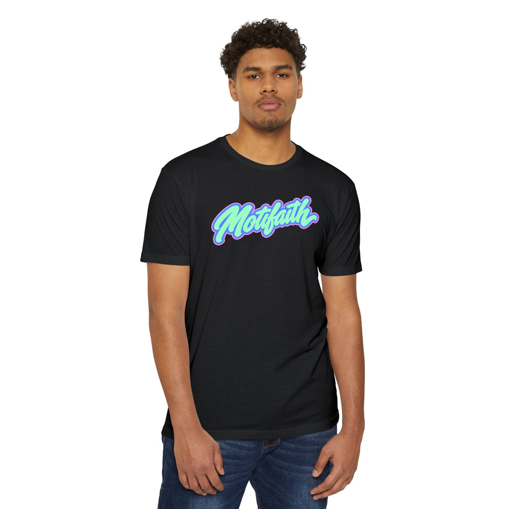 Sweat with Purpose T-Shirt — Motifath Fitness Tee (Make Change, Wisconsin)