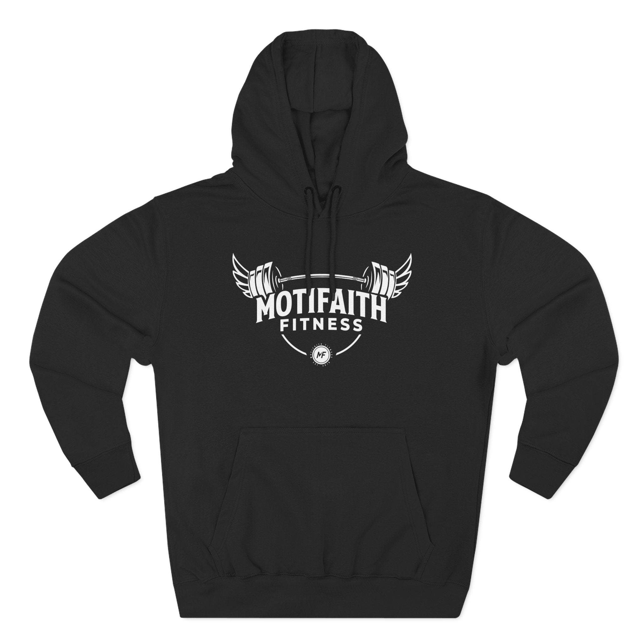 Motifaith Fitness Three-Panel Fleece Hoodie
