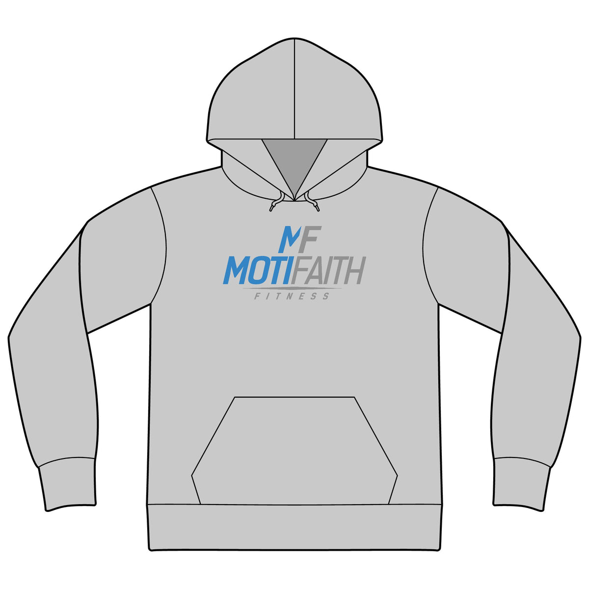 Motifaith Fitness Hoodie - Logo Pullover Sweatshirt