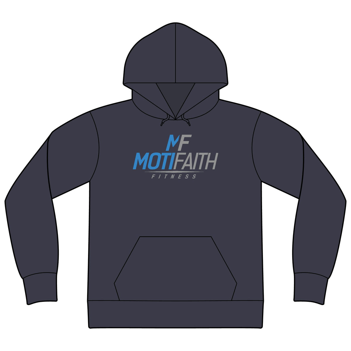 Motifaith Fitness Hoodie - Logo Pullover Sweatshirt