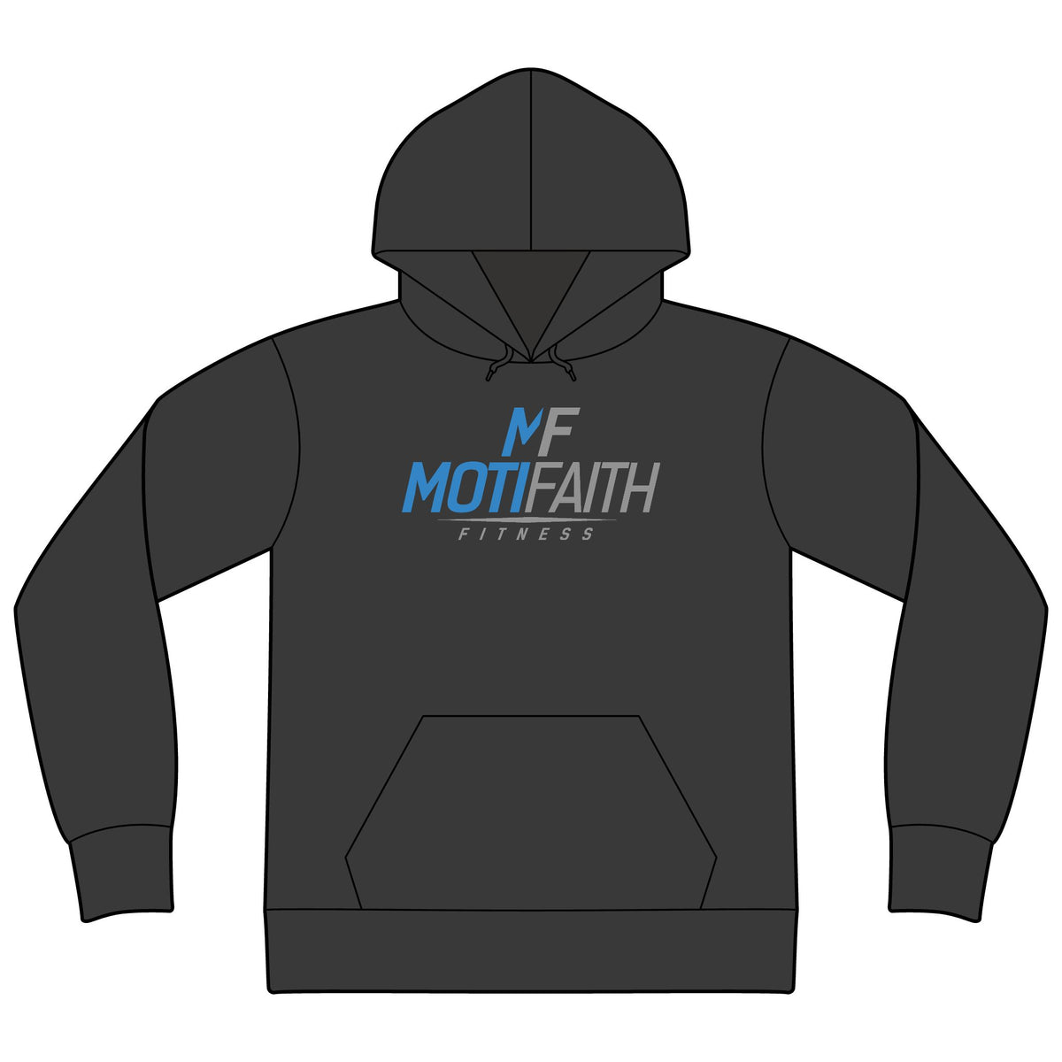Motifaith Fitness Hoodie - Logo Pullover Sweatshirt