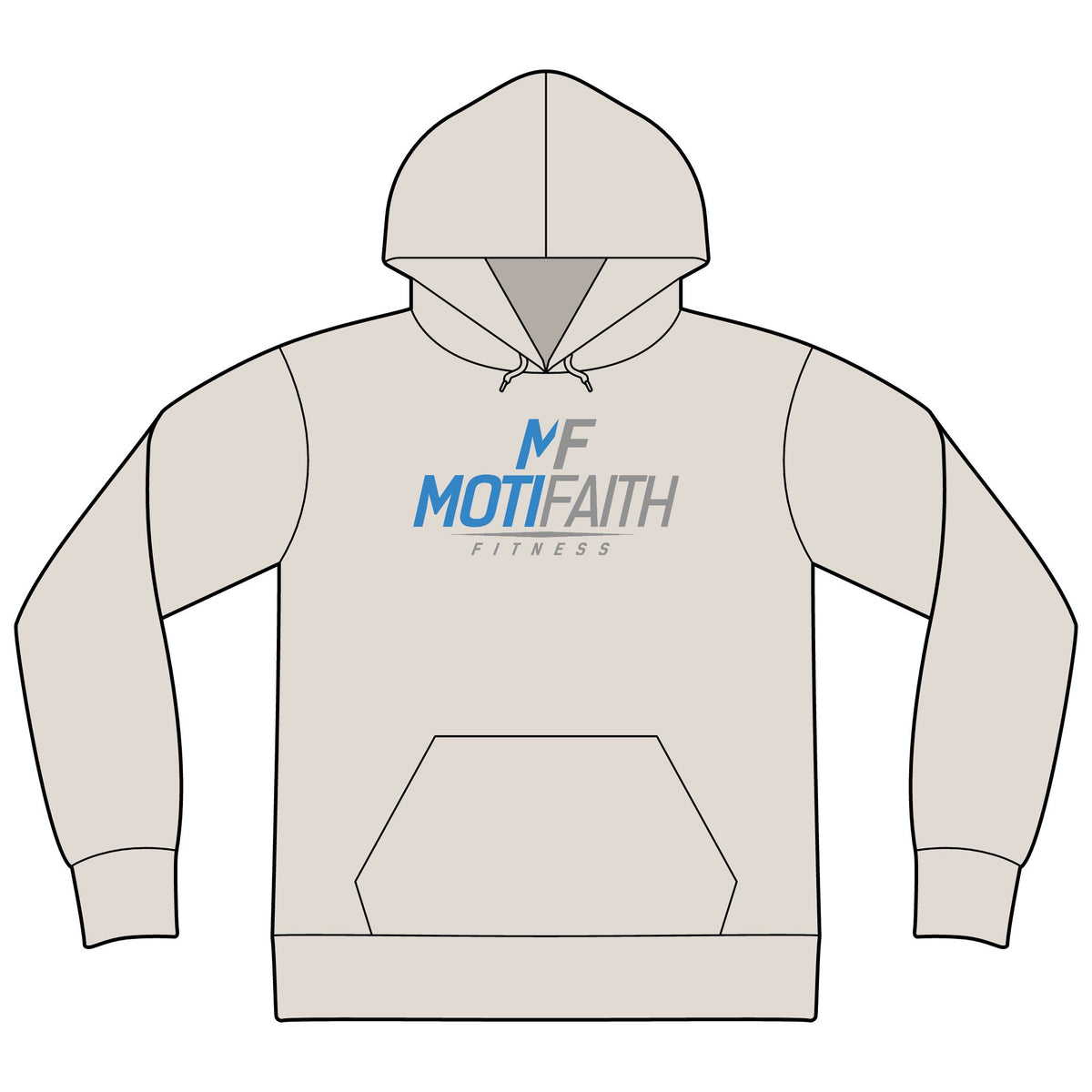 Motifaith Fitness Hoodie - Logo Pullover Sweatshirt