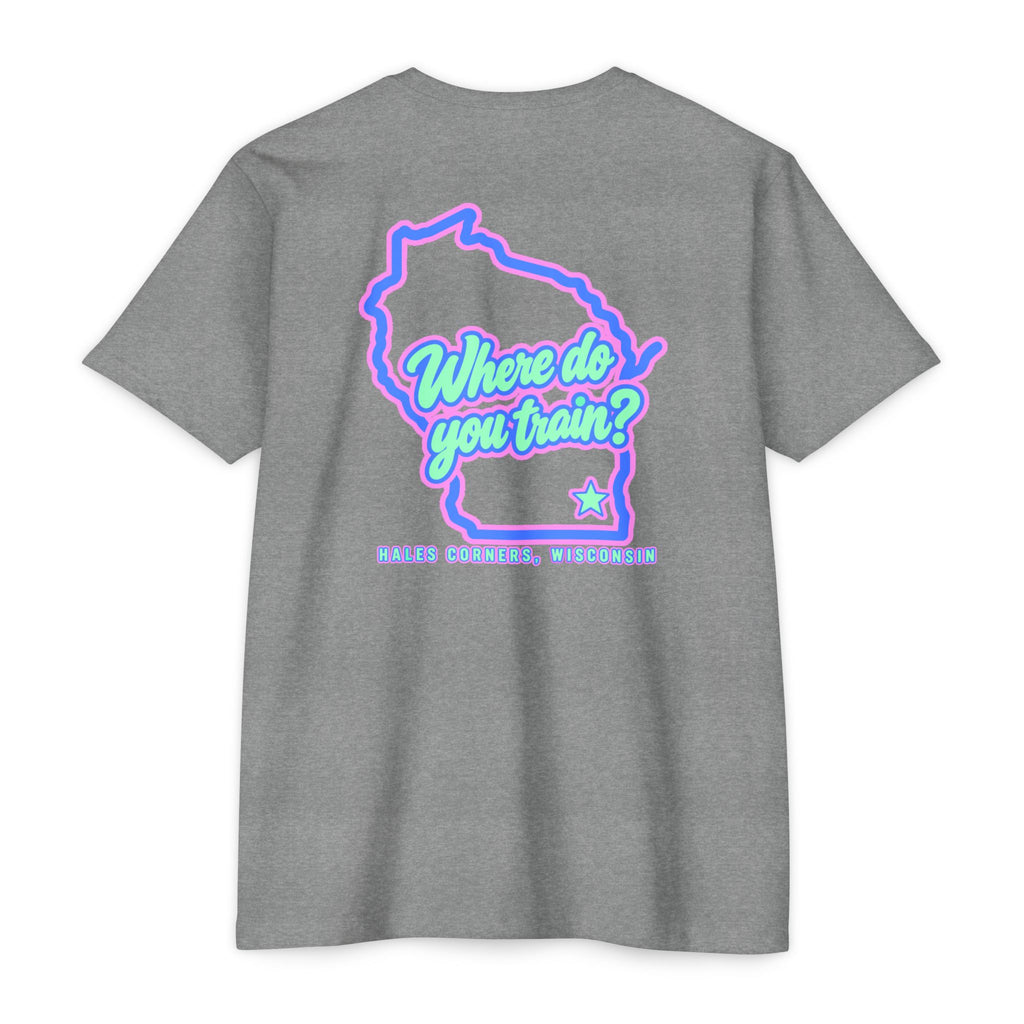 Sweat with Purpose T-Shirt — Motifath Fitness Tee (Make Change, Wisconsin)