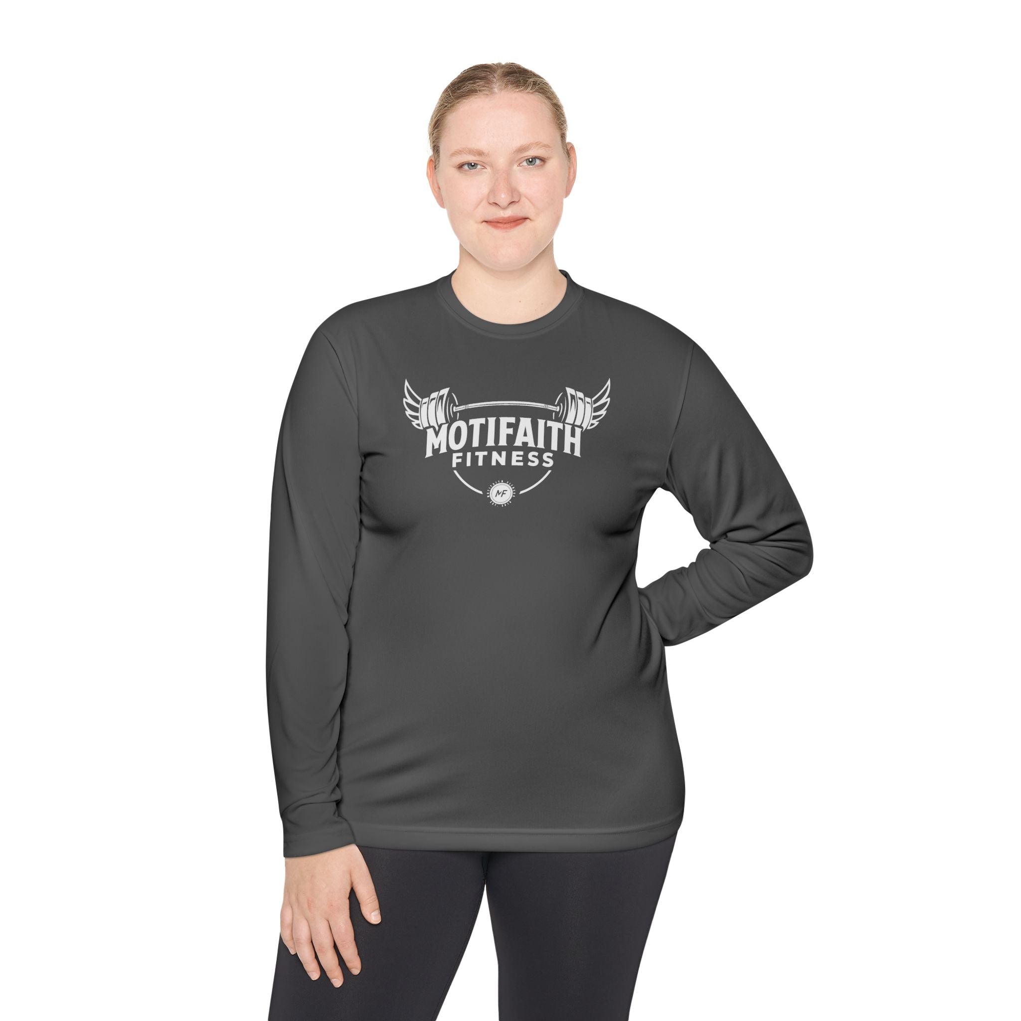 MotifFaith Fitness Unisex Long Sleeve Tee - Perfect for Active Lifestyles