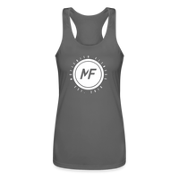 Women’s Motifaith Performance Racerback Tank Top - charcoal